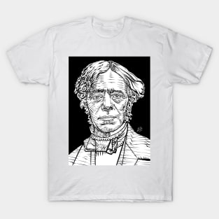 MICHAEL FARADAY ink portrait T-Shirt